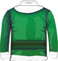Christmas | Green Elf Suit Christmas Fishing Shirt ★Pre-Order★ Z and TEE CHRISTMAS Christmas design Christmas Gift Elf Suit Festive green quick dry Santa's helper SUN SAFE UPF white
