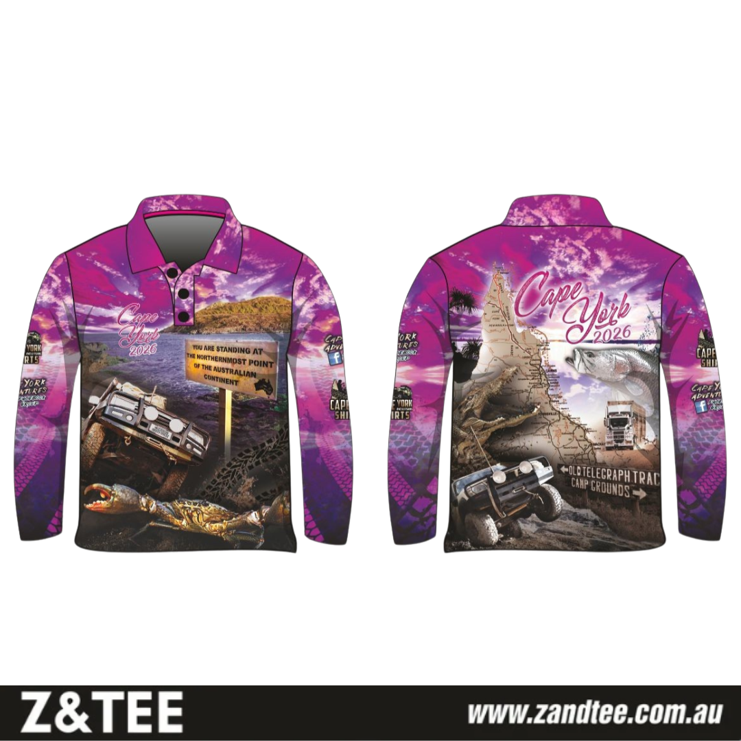 Cape York | Complete Cape York Pink Fishing Shirt (2026) ★Pre-Order★