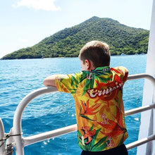 Cruise | Cruisin Marine Yellow Fishing Shirt ★Pre-Order★ Z and TEE anchor BOYS DESIGNS Floral GIRL'S DESIGNS Hawaiian KIDS MEN'S DESIGNS mens quick dry SUN SAFE TROPICAL DESIGNS UPF WOMEN'S DESIGNS womens yellow