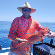 Pattern | Salt and Popper Coral Trout Fishing Shirt ★Pre-Order★ Z and TEE custom FISH DESIGNS FISHING FISHING SHIRT fishing shirts men MEN'S DESIGNS mens orange PATTERN AND PLAIN DESIGNS Preorder quick dry spo-default spo-disabled sun sun shirt sun shirts sunsafe uv