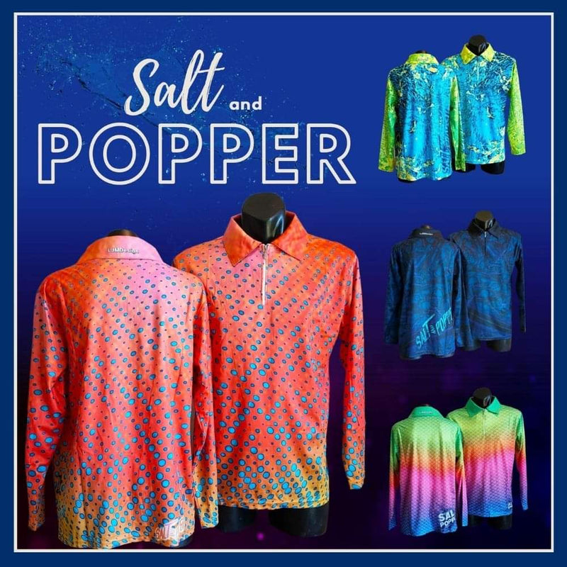 ★Pre-Order★ Pattern | Salt and Popper Coral Trout Fishing Shirt Long or Short Sleeve Z and TEE custom FISH FISH DESIGNS FISHING FISHING SHIRT fishing shirts LJM men MEN'S DESIGNS mens orange PATTERN AND PLAIN DESIGNS Preorder quick dry spo-default spo-disabled sun sun shirt sun shirts sunsafe uv