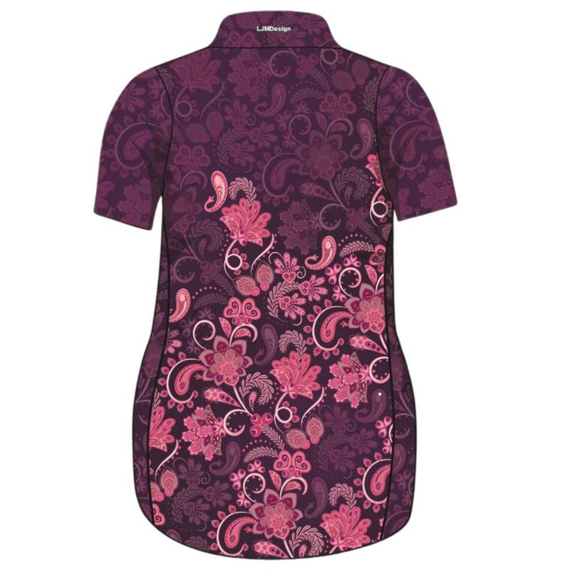 ★ Pre-Order ★ Paisley Purple Lifestyle Dress Short or Long Sleeve Z and TEE girls womens