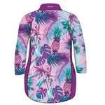 ★ Pre-Order ★ Tropical Punch Purple Lifestyle Dress Long or Short Sleeve Z and TEE cruise Cruising girls PATTERN AND PLAIN DESIGNS tropical TROPICAL DESIGNS WOMEN'S DESIGNS womens