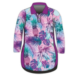 ★ Pre-Order ★ Tropical Punch Purple Lifestyle Dress Long or Short Sleeve Z and TEE cruise Cruising girls PATTERN AND PLAIN DESIGNS tropical TROPICAL DESIGNS WOMEN'S DESIGNS womens