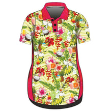 Tropical | Chevron Cocktail Tropical Lifestyle Fishing Dress ★Pre-Order★ Z and TEE Beach Dress cruise Floral Matching Shirt pink POCKETS quick dry SUN SAFE Tropical UPF WOMEN'S DESIGNS yellow