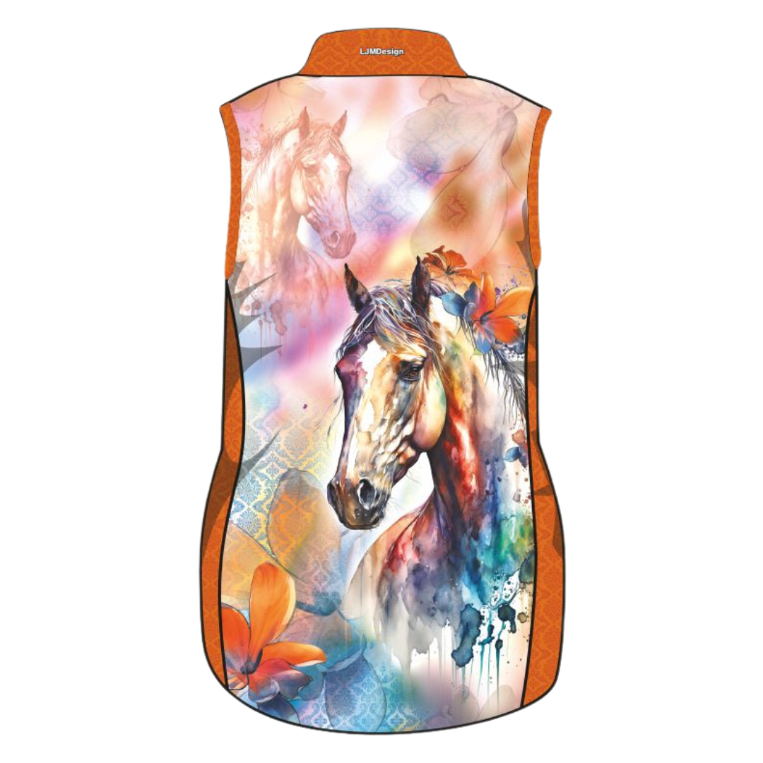 Western | Floral Pony Sleeveless Lifestyle Fishing Dress ★Pre-Order★