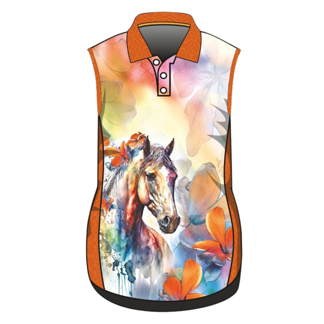 Western | Floral Pony Sleeveless Lifestyle Fishing Dress ★Pre-Order★