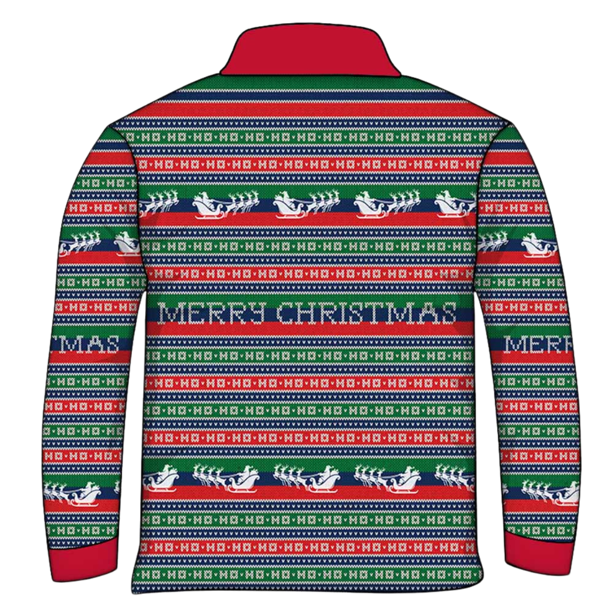 Christmas | HO HO HO Merry Christmas Fishing Shirt - Arrives before Christmas