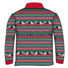 Christmas | HO HO HO Merry Christmas Fishing Shirt ★Pre-Order★ Z and TEE BOYS DESIGNS Christmas GIRL'S DESIGNS green MEN'S DESIGNS mens Merry Christmas Navy New Design quick dry red SUN SAFE Ugly Christmas sweater UPF