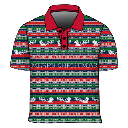 Christmas | HO HO HO Merry Christmas Fishing Shirt - Arrives before Christmas