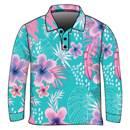 Tropical | Island Bloom Fishing Shirt ★Pre-Order★