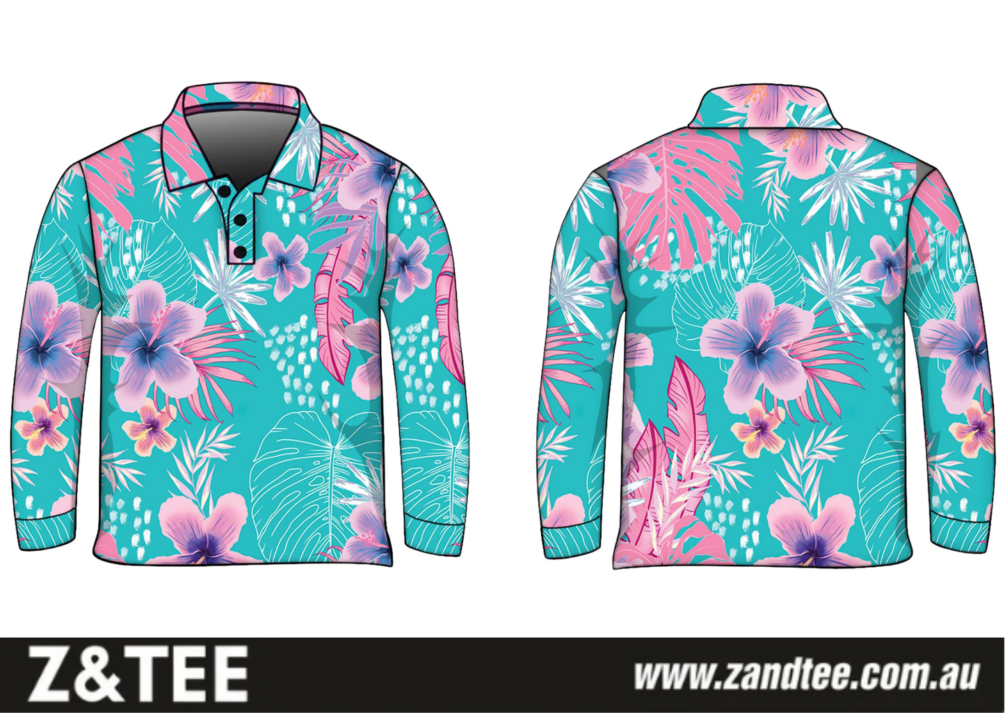 Tropical | Island Bloom Fishing Shirt ★Pre-Order★