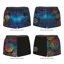 Rugby Shorts | Kaleidoscope Mandala Black ★Pre-Order★ Z and TEE black Compass Fishing shorts Kaleidoscope KID'S DESIGNS Living the Dream MANDALA matching dress Matching Shirt MEN'S DESIGNS Multi Colour PATTERN AND PLAIN DESIGNS quick dry WOMEN'S DESIGNS z&tee