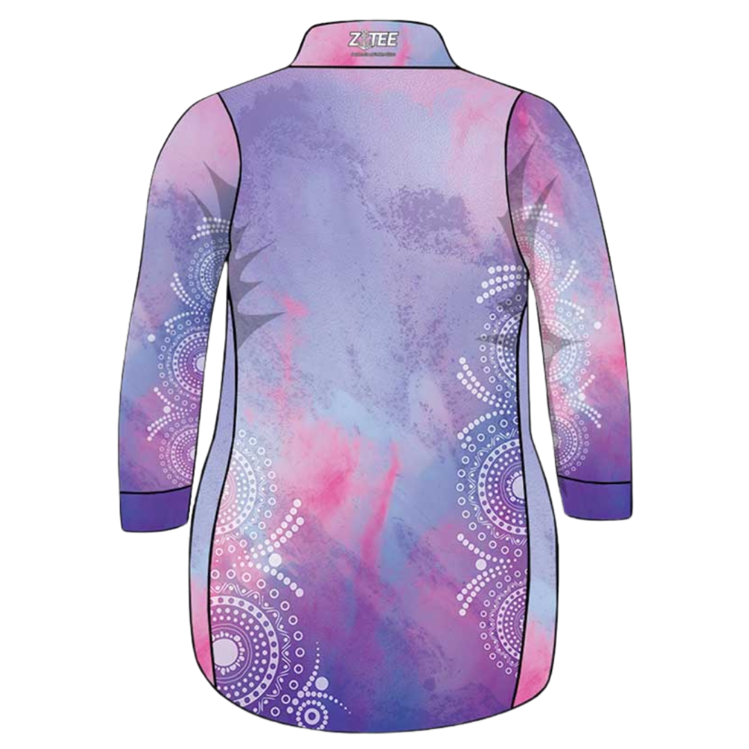 Womens | Lavender Watercolour Swirl Fishing Dress ★Pre-Order★