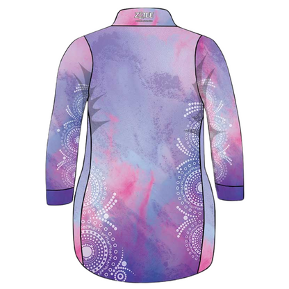 Womens | Lavender Watercolour Swirl Fishing Dress ★Pre-Order★