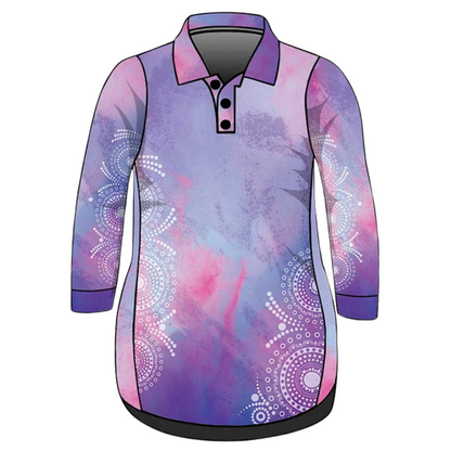 Womens | Lavender Watercolour Swirl Fishing Dress ★Pre-Order★