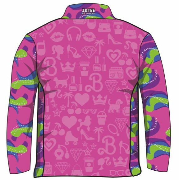Let's go Party Long Sleeve Sun Shirt Z and TEE barbie boxingday BUY2SHIRTS camping FISHING GIRL GIRL'S DESIGNS Girl's Fishing Girls In Stock kid Kid's Fishing Kid's Fishing Apparel Kid's Fishing Shirt KIDS KIDS ALL kids design Kids UV rated shirt lastchance LJM PATTERN AND PLAIN DESIGNS pink quick dry spo-default spo-disabled sun sun shirt sun shirts sunsafe SWIMMING uv z&tee