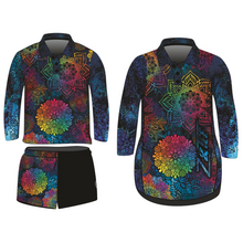 Rugby Shorts | Kaleidoscope Mandala Black ★Pre-Order★