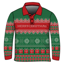 Christmas | Merry Giftwrap Ugly Christmas Fishing Shirt - Arrives before Christmas