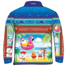 Christmas | Merry Christmas Mate Fishing Shirt ★Pre-Order★ Z and TEE Aussie beach blue CHRISTMAS Christmas design Christmas Gift dolphin Father Christmas Festive Flamingoes Fun Merry Christmas quick dry red Reindeer sand Santa Sleigh Snow man Summer SUN SAFE Tropical UPF