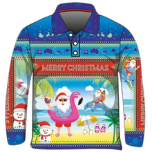 Christmas | Merry Christmas Mate Fishing Shirt ★Pre-Order★ Z and TEE Aussie beach blue CHRISTMAS Christmas design Christmas Gift dolphin Father Christmas Festive Flamingoes Fun Merry Christmas quick dry red Reindeer sand Santa Sleigh Snow man Summer SUN SAFE Tropical UPF