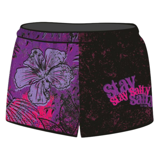 Rugby Shorts | Stay Salty Purple / Black ★Pre-Order★ Z and TEE black Complete the Set Dress Set Fishing shorts Floral GIRL'S DESIGNS KIDS matching dress Matching Shirt New Design pink POCKETS purple quick dry WOMEN'S DESIGNS womens