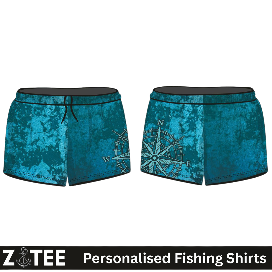 Rugby Shorts | Teal Compass ★Pre-Order★