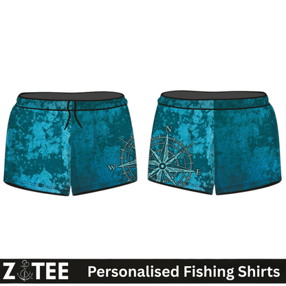 Rugby Shorts | Teal Compass ★Pre-Order★