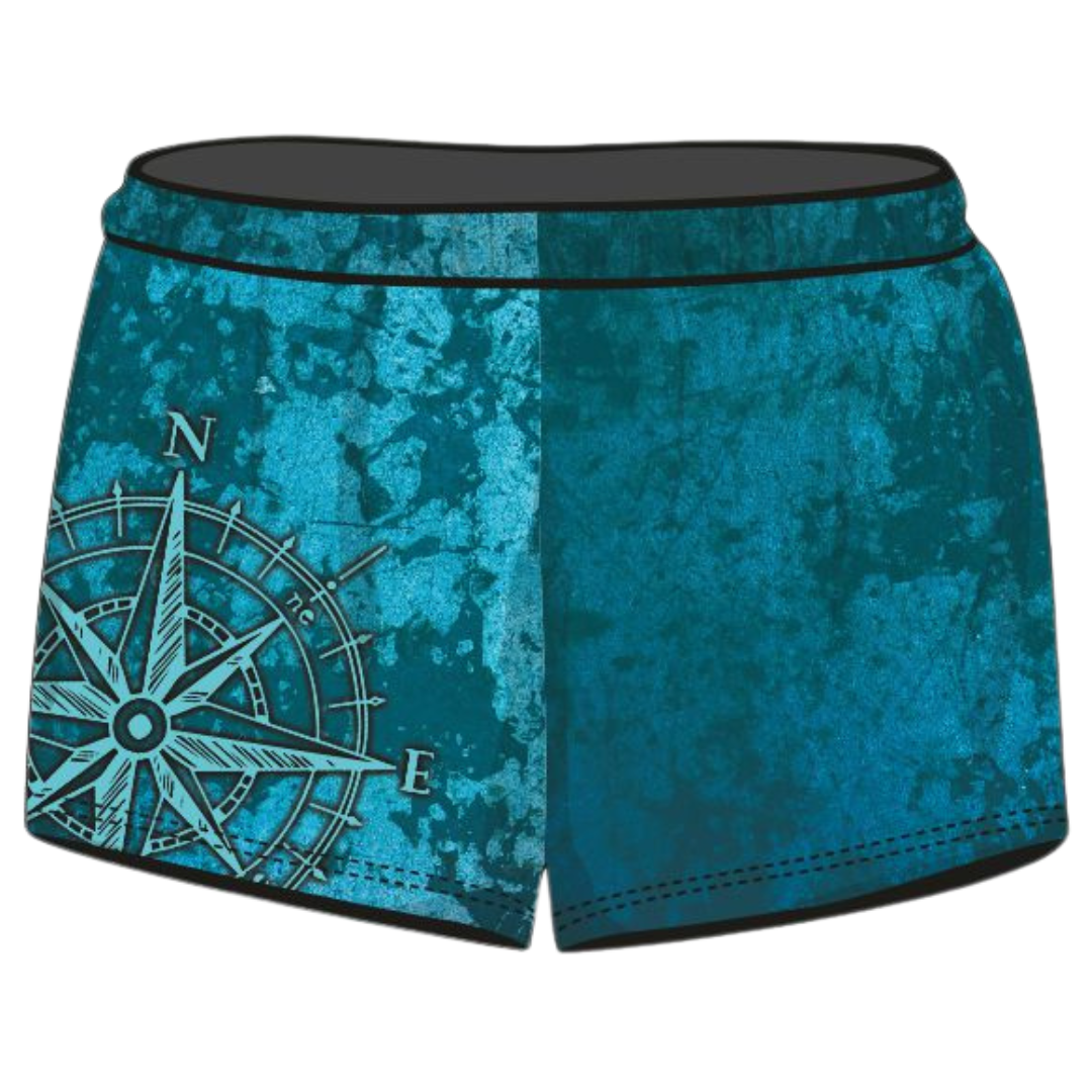 Rugby Shorts | Teal Compass ★Pre-Order★