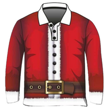 Christmas | Santa Claus Suit Fishing Shirt ★Pre-Order★ Z and TEE CHRISTMAS Christmas design Christmas Gift Father Christmas Festive quick dry red Santa Suit SUN SAFE UPF white