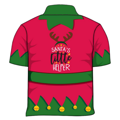 Christmas | Santas Little Helper Red Fishing Shirt - Arrives before Christmas