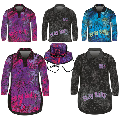 Stay Salty | Purple Pink Mermaid Lifestyle Fishing Dress