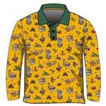 Straya Gold Long and Short Sleeve Shirt Z and TEE Australiana camping COUNTRY WESTERN DESIGNS DAD FISHING HIM ALL In Stock ladies LJM market sts men MEN'S DESIGNS mens quick dry spo-default spo-disabled sun sun shirt sun shirts sunsafe SWIMMING uv western womens z&tee