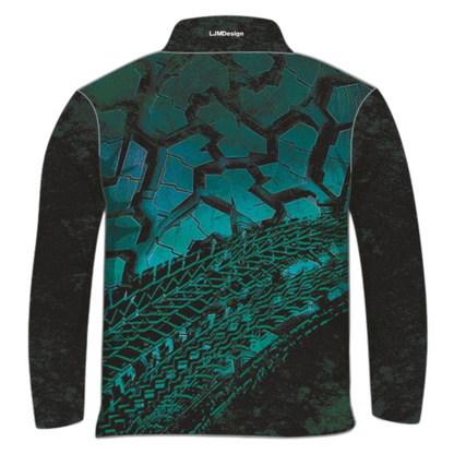 4X4 | Trax & Tread - Teal Fishing Shirt ★Pre-Order★