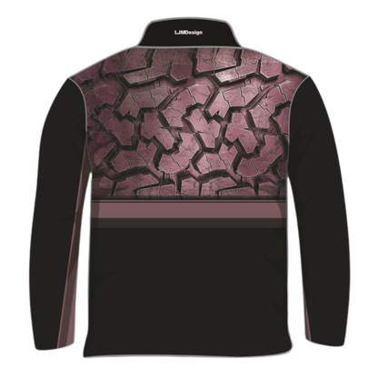 4X4 | Tyre Tread - Rose Gold Fishing Shirt ★Pre-Order★