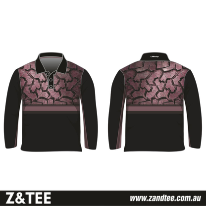 4X4 | Tyre Tread - Rose Gold Fishing Shirt ★Pre-Order★