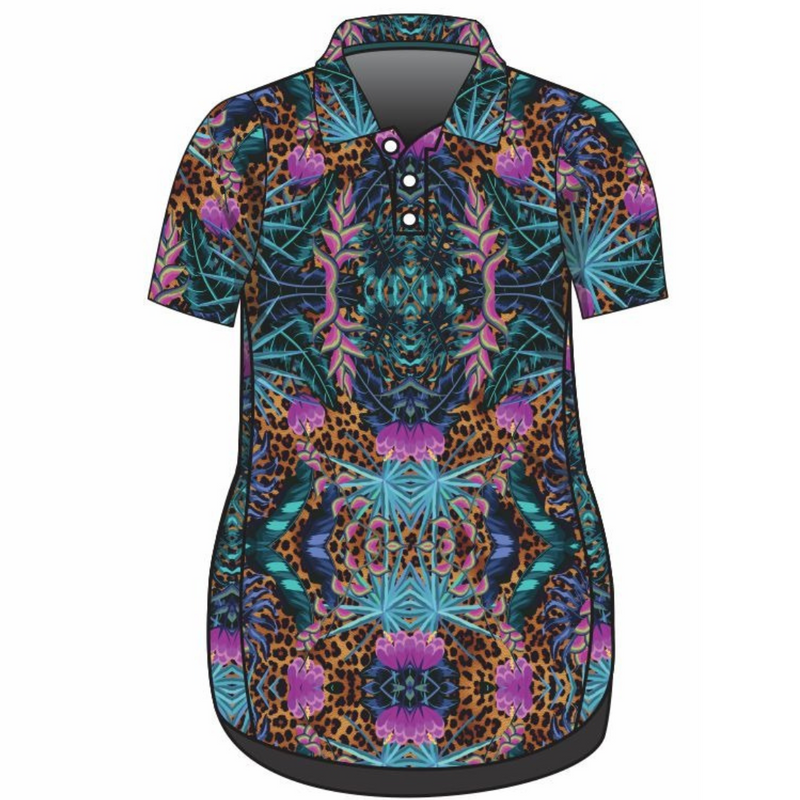 ★Pre-Order★ Tropical | Wild Side Lifestyle Dress Long or Short Sleeve Z and TEE cruise Cruising girls PATTERN AND PLAIN DESIGNS tropical TROPICAL DESIGNS WOMEN'S DESIGNS womens