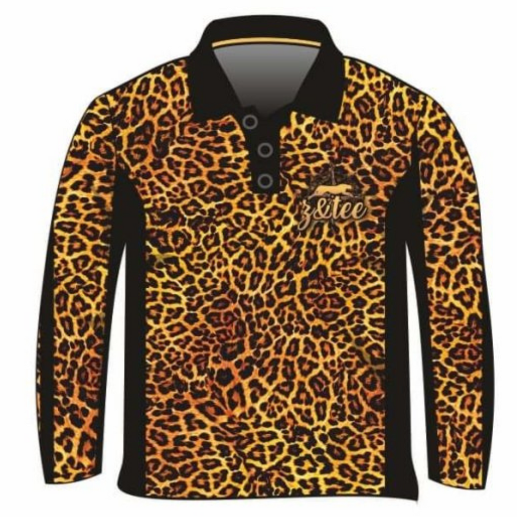 ★Pre-Order★ Leopard | Wild Side Alive Leopard Shirt Long or Short Sleeve Z and TEE animal print animals camping fishing ladies Ladies Fishing Ladies Fishing Shirt Lady leopard leopard print LJM Preorder quick dry spo-default spo-disabled sun sun shirt sun shirts sunsafe uv Women WOMEN'S DESIGNS Women's Fishing Women's Fishing Shirt womens