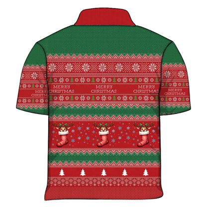 Christmas | Yuletide Jolly Jumper Ugly Christmas Fishing Shirt - Arrives before Christmas