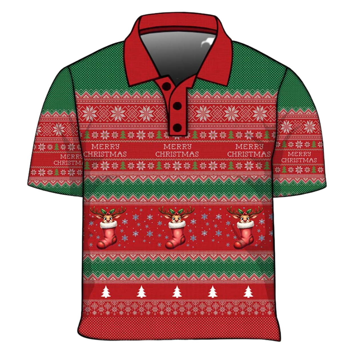 Christmas | Yuletide Jolly Jumper Ugly Christmas Fishing Shirt - Arrives before Christmas