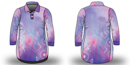 Womens | Lavender Watercolour Swirl Fishing Dress ★Pre-Order★