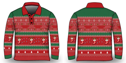 Christmas | Yuletide Jolly Jumper Ugly Christmas Fishing Shirt - Arrives before Christmas