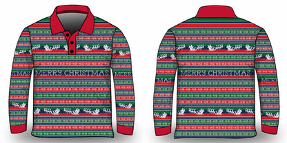 Christmas | HO HO HO Merry Christmas Fishing Shirt - Arrives before Christmas