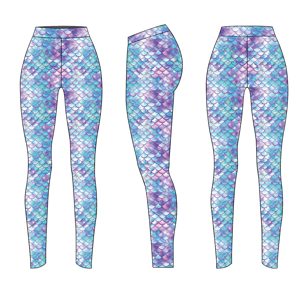 Leggings | Under-the-Sea Adventure Mermaid (Small Scales) Leggings ★Pre-Order★