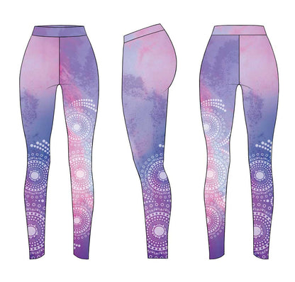 Leggings | Lavendar Water Colour ★Pre-Order★