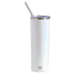 SKNY Unicorn White Slim Vacuum Insulated Skinny Tumbler - 590ml (20oz) Unicorn (Glitter) Z and TEE