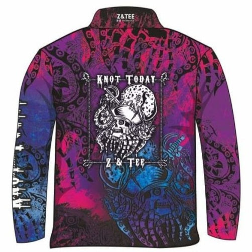 Knot Today | Pink Purple Kraken Short Sleeve Shirt Z and TEE BUY2SHIRTS camping DAD FATHER'S DAY FISHING HIM ALL in stock LJM men mens PATTERN AND PLAIN DESIGNS quick dry spo-default spo-disabled sun sun shirt sun shirts sunsafe SWIMMING uv z&tee