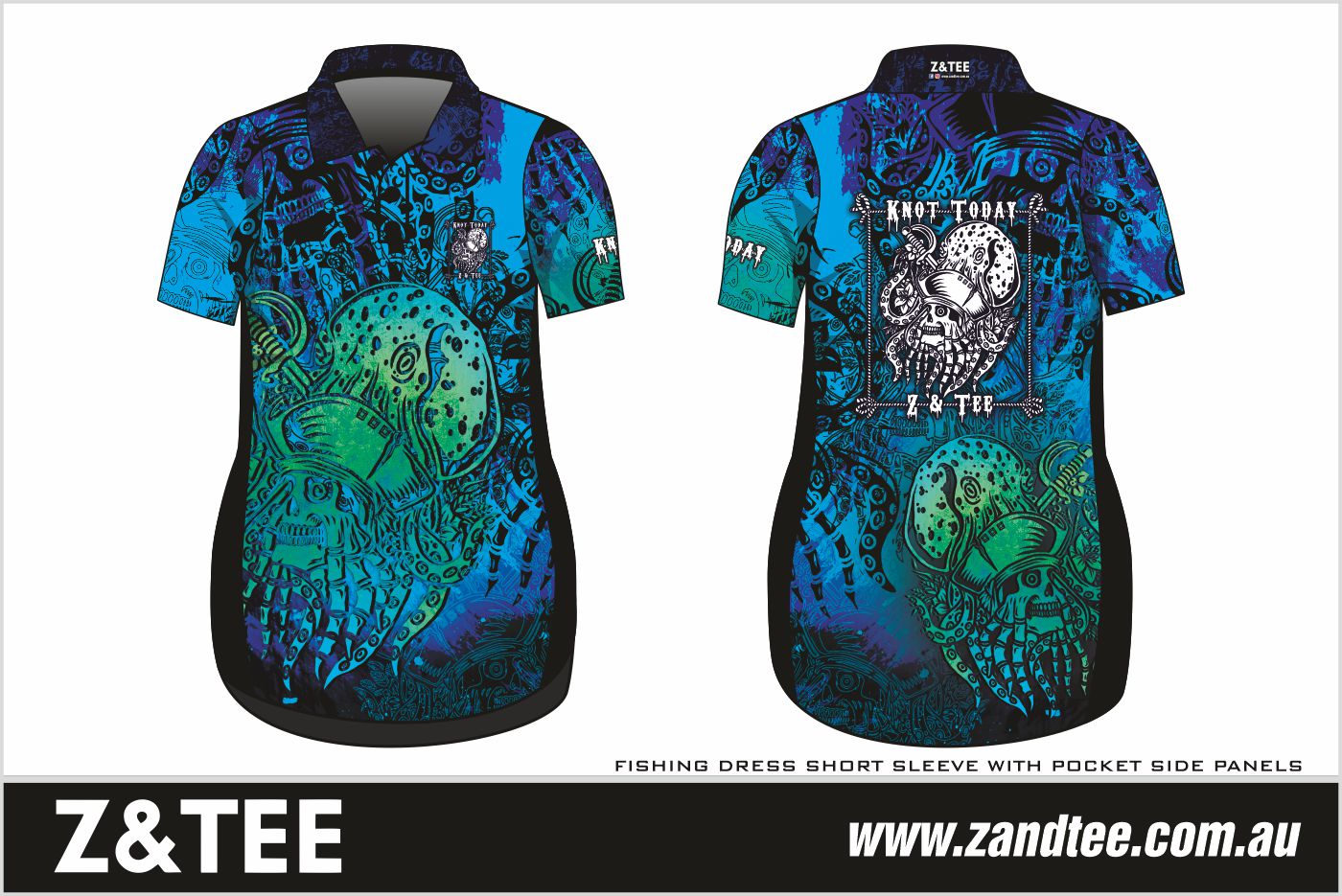 Knot Today | Deep Blue Kraken Fishing Dress ★Pre-Order★