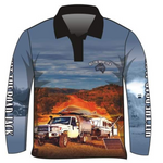 Hit the Road Jack Camping Adventure Mesh Long Sleeve Sun Shirt Z and TEE camping CAMPING AND CARAVAN DESIGNS camping shirt DAD HIM ALL In Stock LJM men MEN'S DESIGNS mens MEN’S DESIGNS quick dry spo-default spo-disabled STS sun sun shirt sun shirts sunsafe uv z&tee