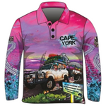 ★Pre-Order★ Packed for the Tip Pink Shirt Long or Short Sleeve Z and TEE 4x4 camping cape cape york CAPE YORK DESIGNS fishing girl girls LJM pink Preorder quick dry spo-default spo-disabled sun sun shirt sun shirts sunsafe tip travel uv womens